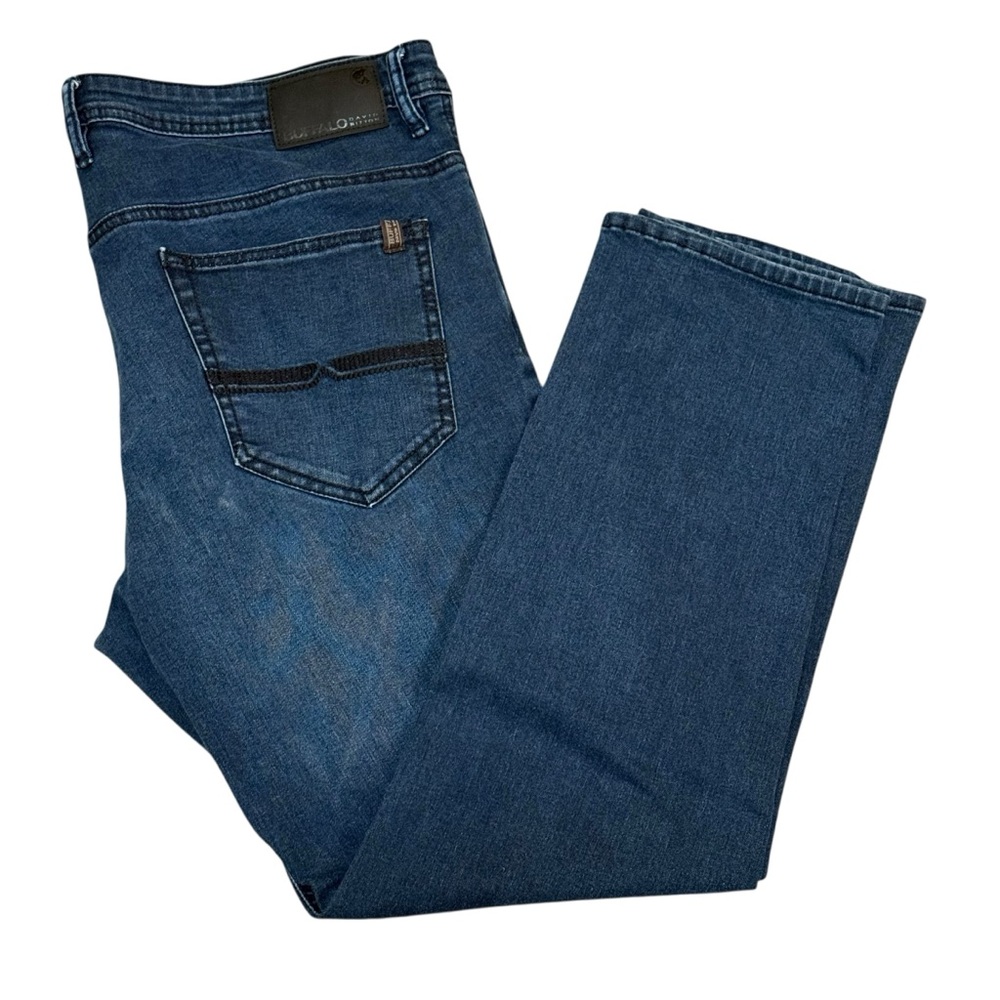 Buffalo David Bitton Axel slim stretch jeans men’s 38x30 dark wash denim